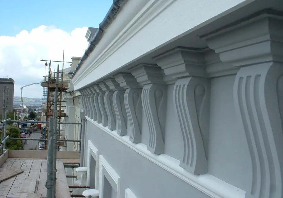 External plasterwork